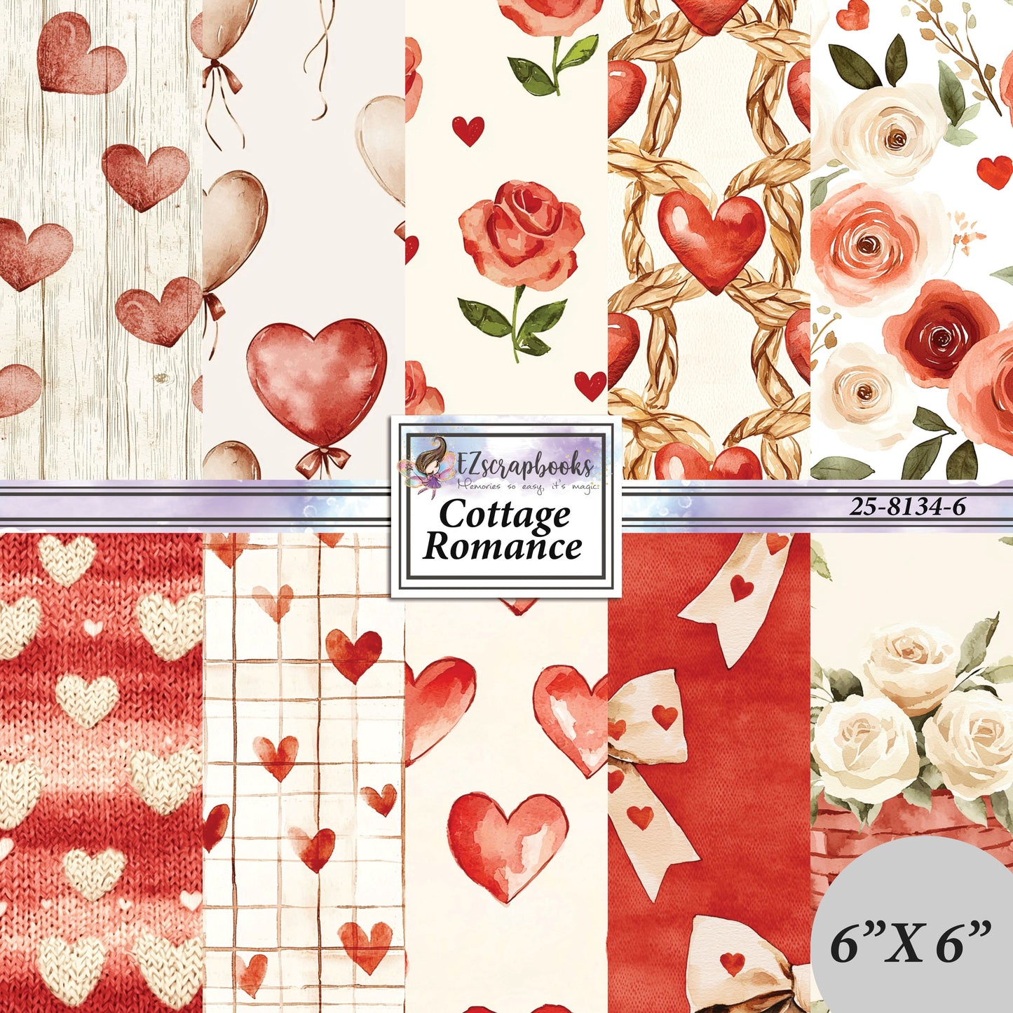 Cottage Romance - 6X6 Paper Pack - 25-8134-6