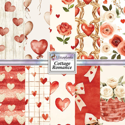 Cottage Romance - 12X12 Scrapbook Paper Pack - 25-8134