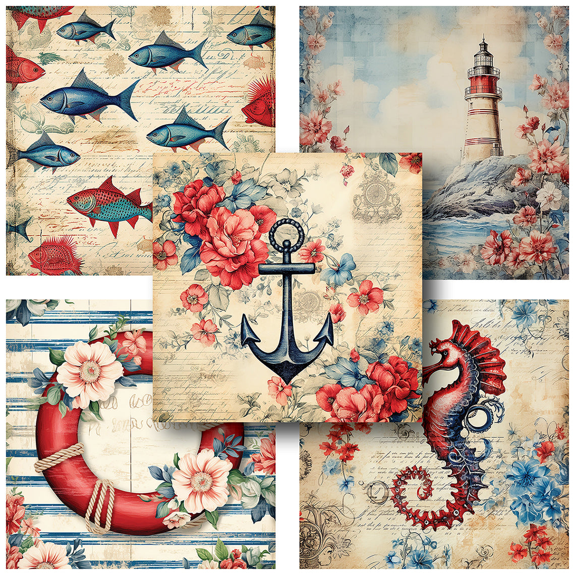 Nautical - 6X6 Paper Pack - 25-8136-6