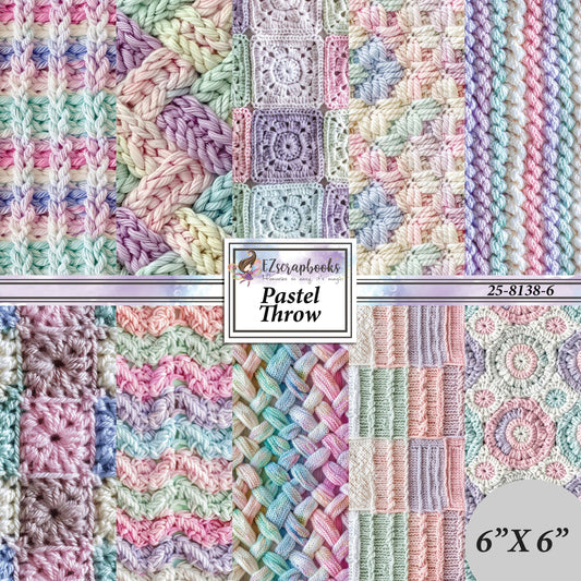 Pastel Throw - 6X6 Paper Pack - 25-8138-6