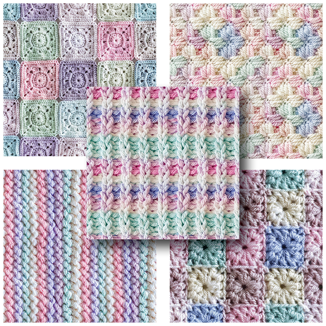 Pastel Throw - 12X12 Scrapbook Paper Pack - 25-8138