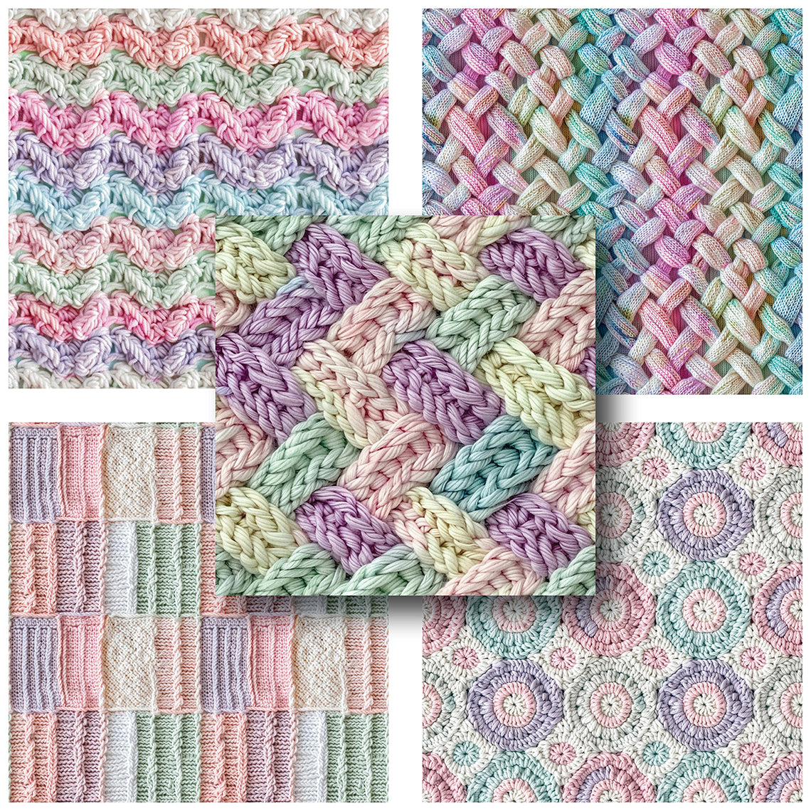 Pastel Throw - 12X12 Scrapbook Paper Pack - 25-8138