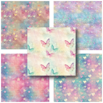 Unicorn Bokeh - 12X12 Scrapbook Paper Pack - 25-8140