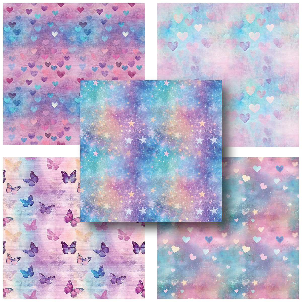 Unicorn Bokeh - 12X12 Scrapbook Paper Pack - 25-8140
