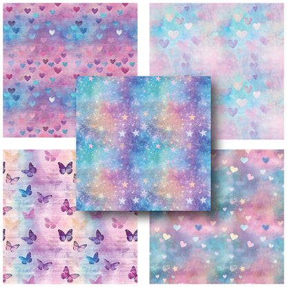 Unicorn Bokeh - 12X12 Scrapbook Paper Pack - 25-8140