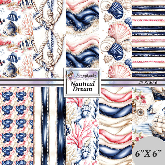 Nautical Dream - 6X6 Paper Pack - 25-8150-6