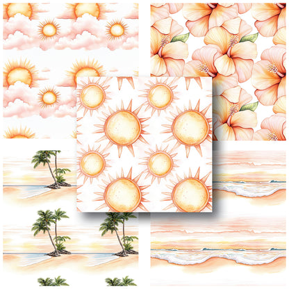 Sunset Beach - 6X6 Paper Pack - 25-8153-6