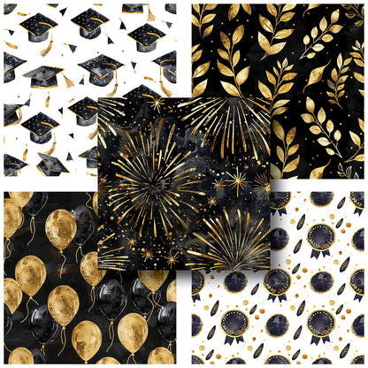 Classic Graduation - 12X12 Scrapbook Paper Pack - 25-8160