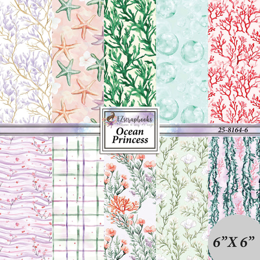 Ocean Princess - 6X6 Paper Pack - 25-8164-6
