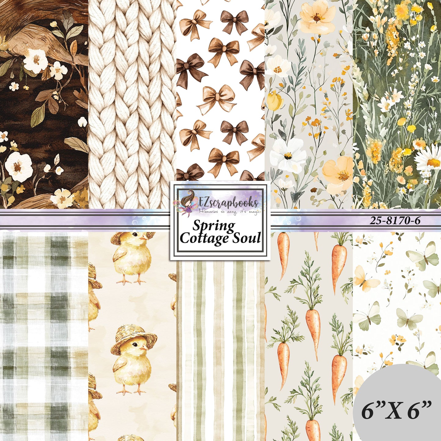 Cottage Soul - 6X6 Paper Pack - 25-8170-6