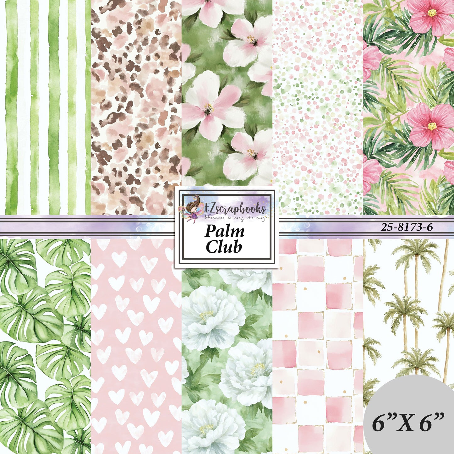 Palm Club - 6X6 Paper Pack - 25-8173-6