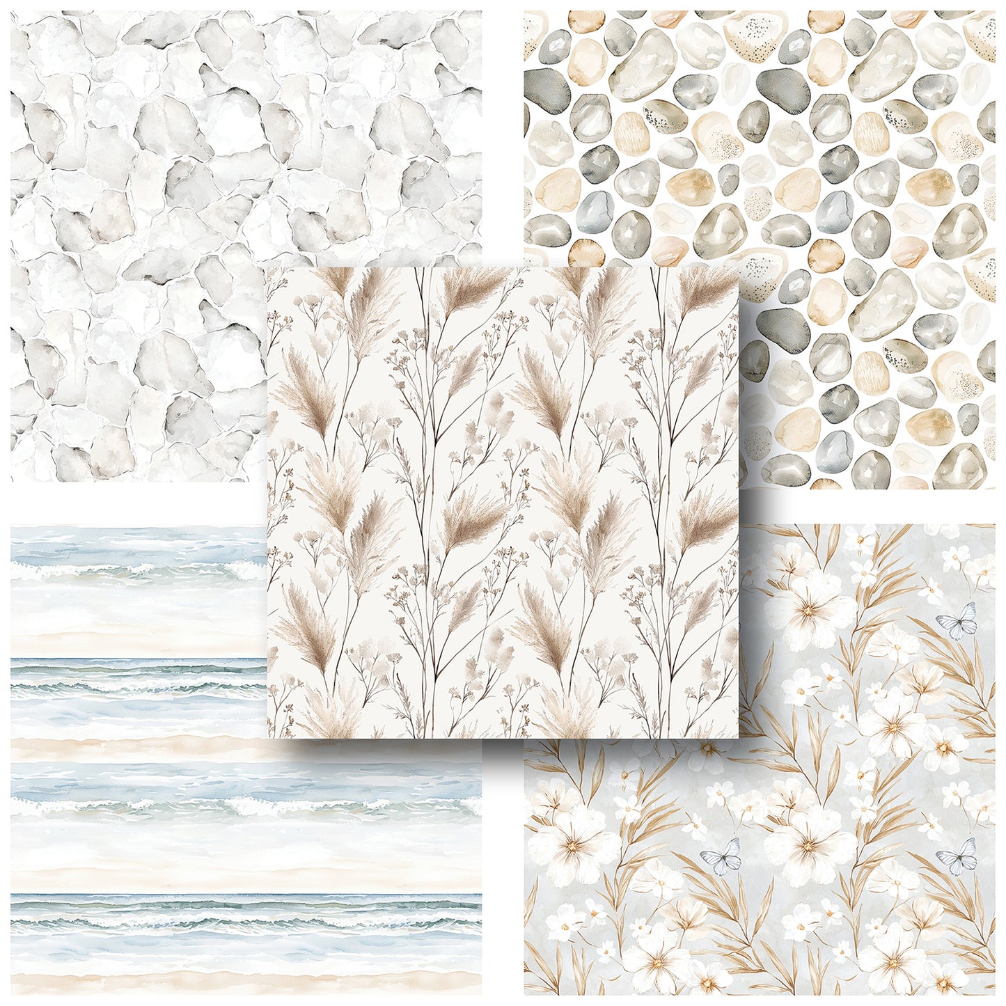 Ocean Breath - 12X12 Scrapbook Paper Pack - 25-8186