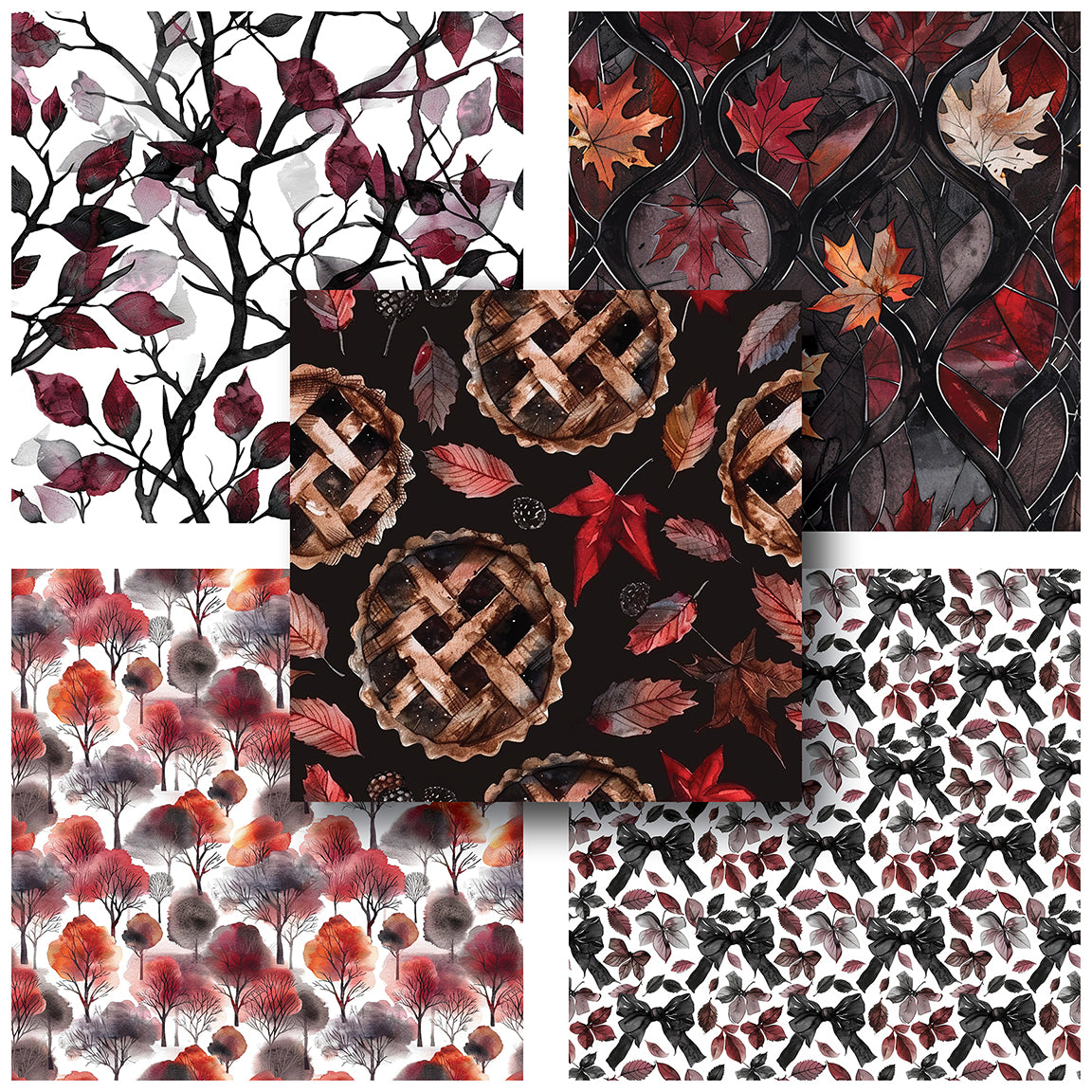 Dark Autumn - 12X12 Halloween Scrapbook Paper Pack - 25-8189
