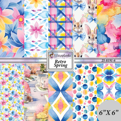 Retro Spring - 6X6 Paper Pack - 25-8191-6