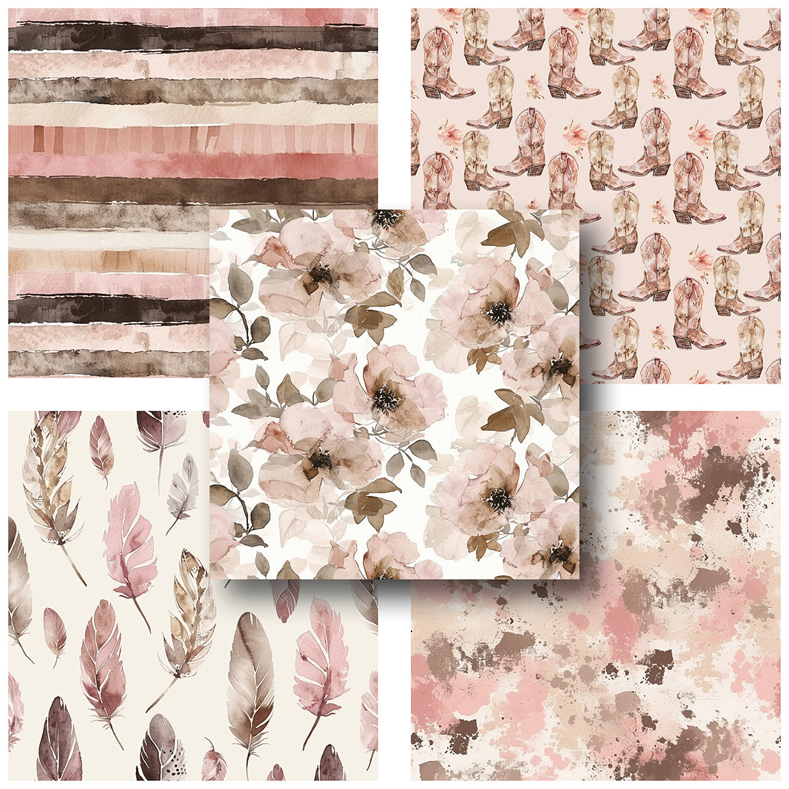 Western Spring - 12X12 Scrapbook Paper Pack - 25-8193