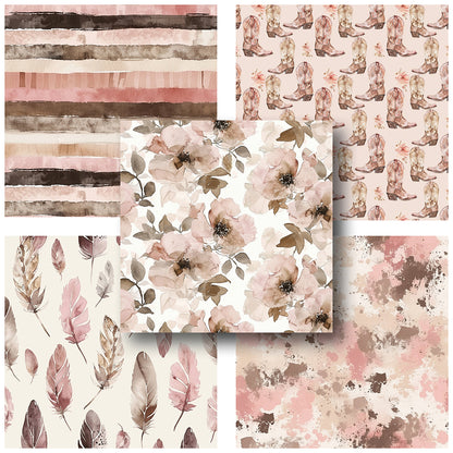 Western Spring - 12X12 Scrapbook Paper Pack - 25-8193