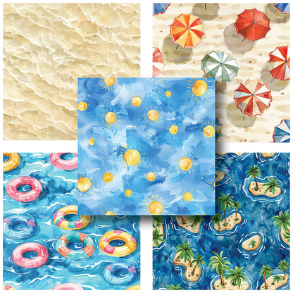 Summer Beach - 6X6 Paper Pack - 25-8195-6