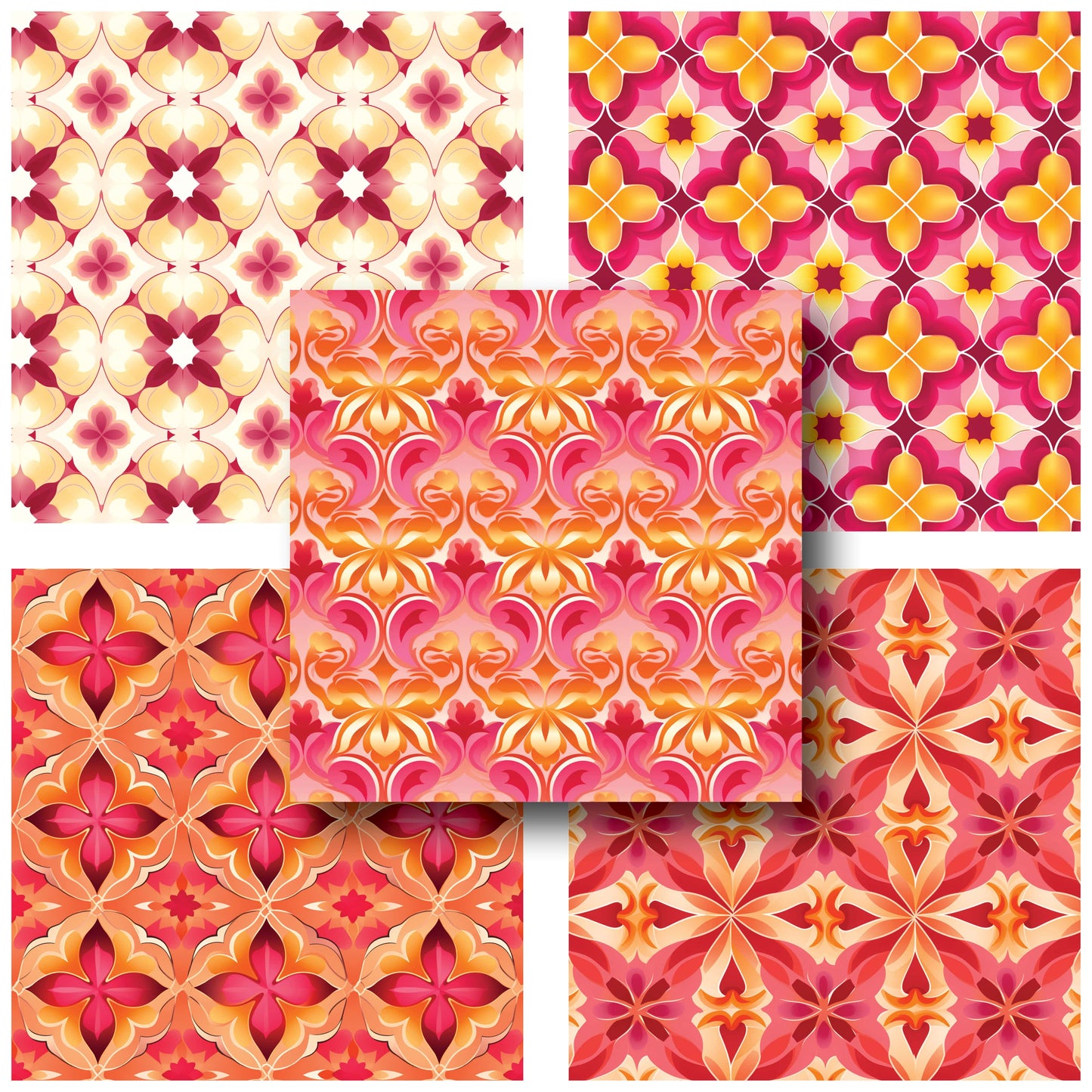 Summer Arabesque - 12X12 Scrapbook Paper Pack - 25-8196
