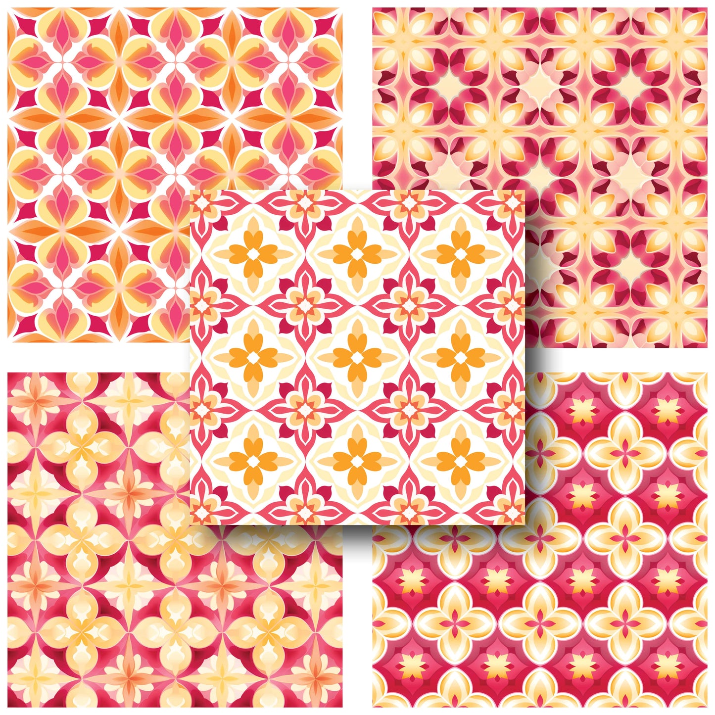 Summer Arabesque - 12X12 Scrapbook Paper Pack - 25-8196