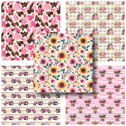 Pink Farm - 12X12 Scrapbook Paper Pack - 25-8199