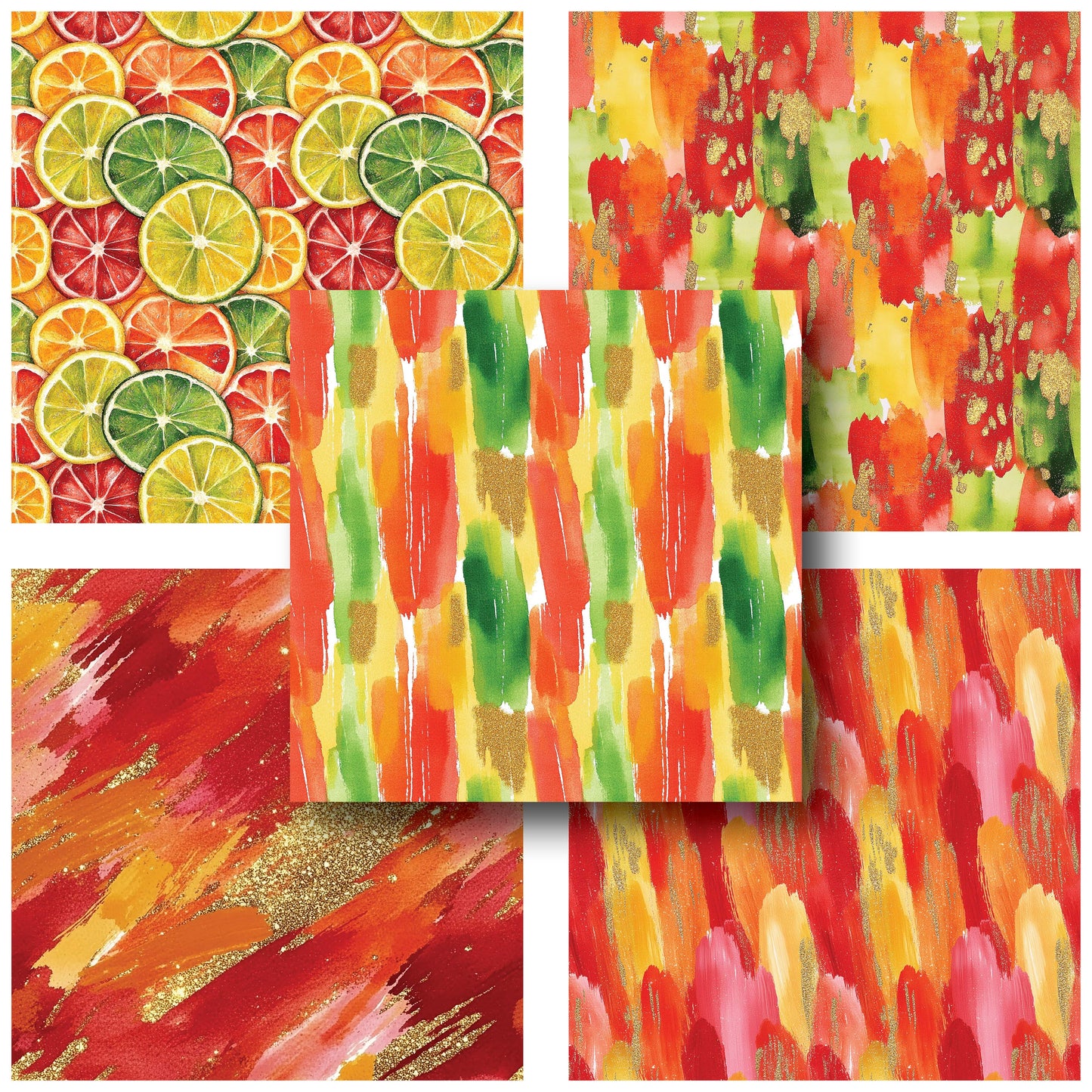 Citrus - 12X12 Scrapbook Paper Pack - 25-8203