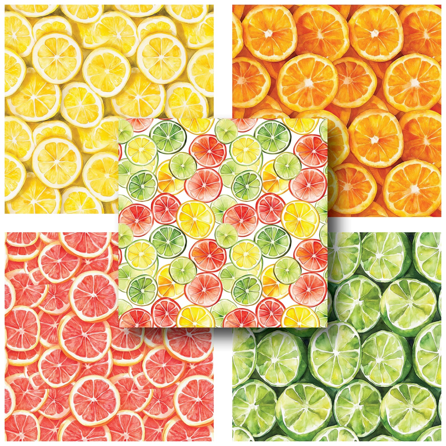 Citrus - 12X12 Scrapbook Paper Pack - 25-8203