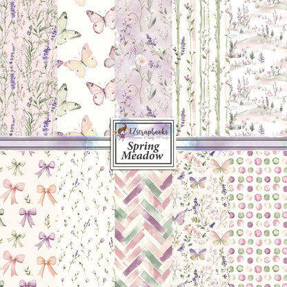 Spring Meadow - 12X12 Scrapbook Paper Pack - 25-8204