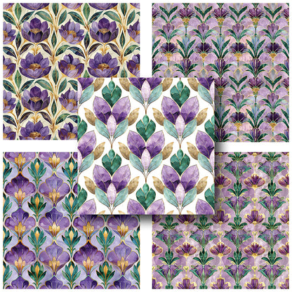 Art Deco Spring - 12X12 Scrapbook Paper Pack - 25-8205