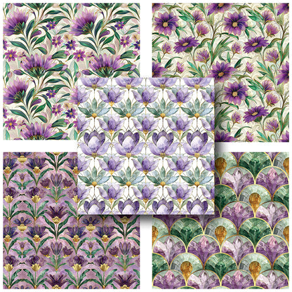 Art Deco Spring - 12X12 Scrapbook Paper Pack - 25-8205