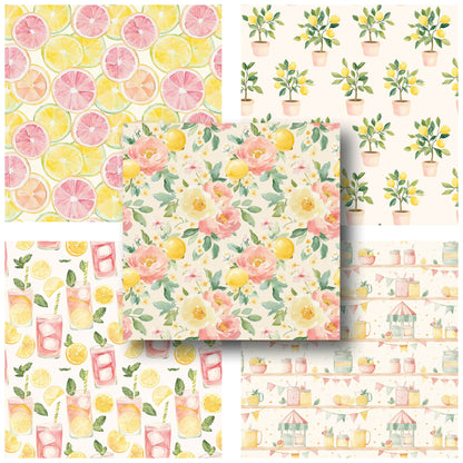 Pink Lemonade - 12X12 Scrapbook Paper Pack - 25-8206