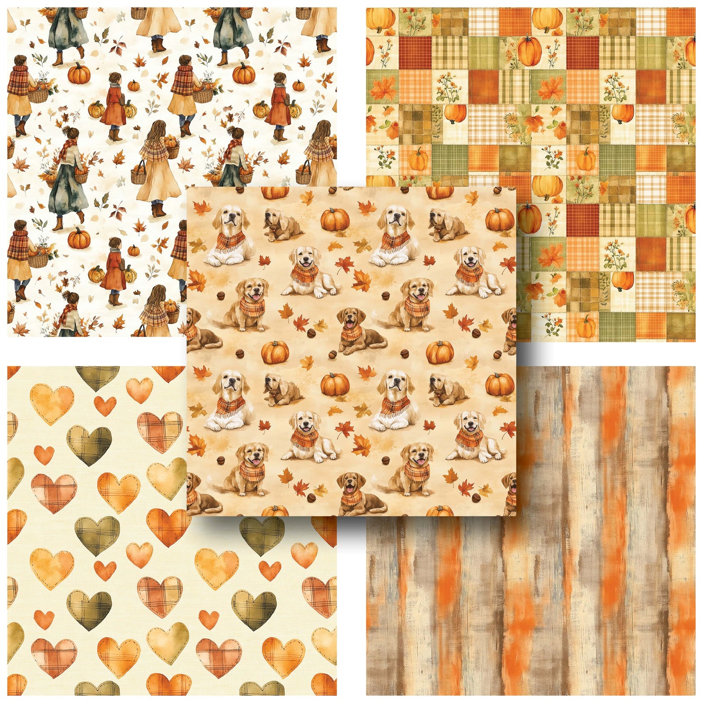 Pumpkin Patch - 12X12 Halloween Scrapbook Paper Pack - 25-8210