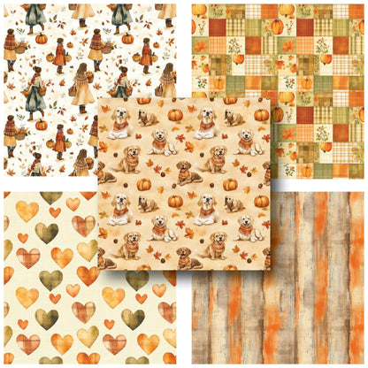 Pumpkin Patch - 12X12 Halloween Scrapbook Paper Pack - 25-8210