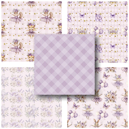 Purple Ballet - 12X12 Scrapbook Paper Pack - 25-8215