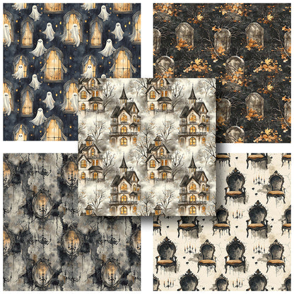Haunted House - 12X12 Scrapbook Paper Pack - 25-8218