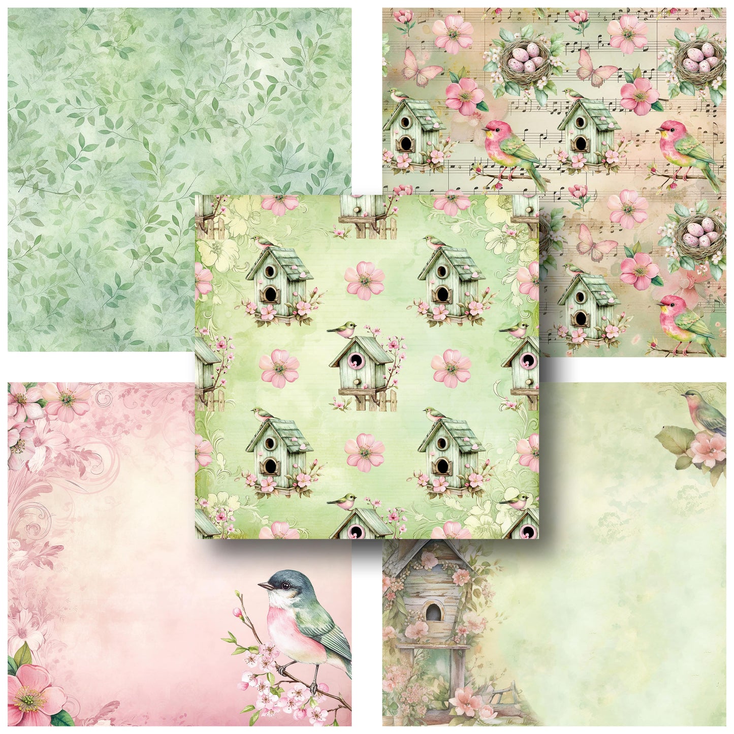 Watercolor Spring - 12X12 Scrapbook Paper Pack - 25-8223
