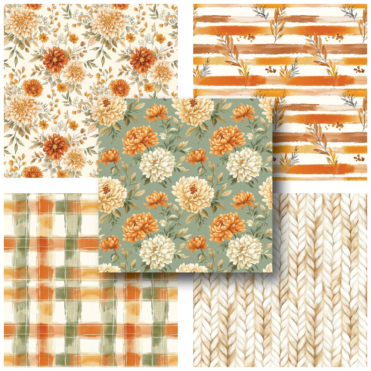 Rustic Autumn - 12X12 Fall Scrapbook Paper Pack - 25-8225