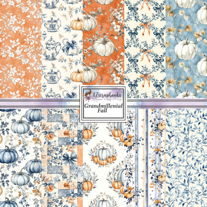 Grandmillenial - 12X12 Fall Scrapbook Paper Pack - 25-8226