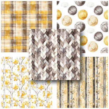Birch & Wool - 12X12 Fall Scrapbook Paper Pack - 25-8234