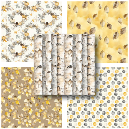 Birch & Wool - 12X12 Fall Scrapbook Paper Pack - 25-8234