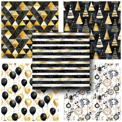 New Year's 2025 - 12X12 Scrapbook Paper Pack - 25-8235