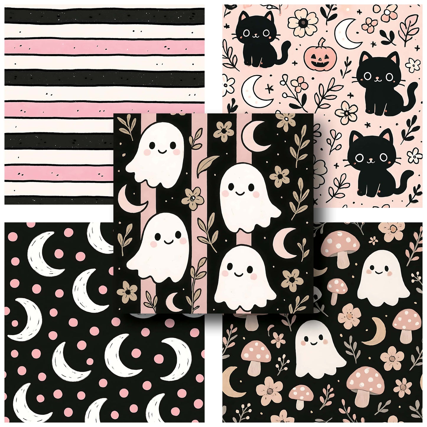 Precious Pink - 12X12 Halloween Scrapbook Paper Pack - 25-8263
