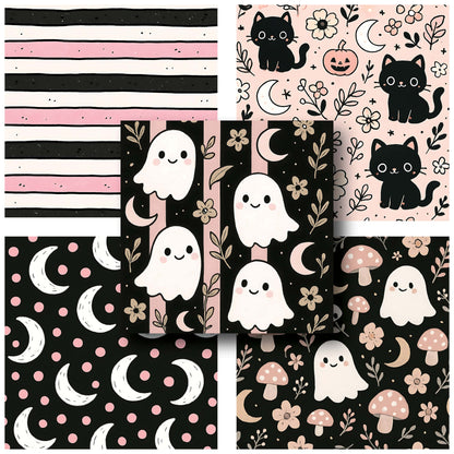 Precious Pink - 12X12 Halloween Scrapbook Paper Pack - 25-8263