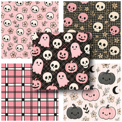 Precious Pink - 12X12 Halloween Scrapbook Paper Pack - 25-8263