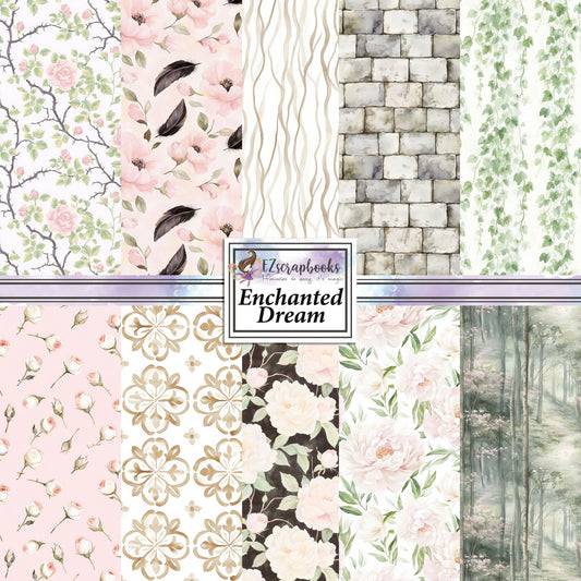 Enchanted Dream - 12X12 Halloween Scrapbook Paper Pack - 25-8270