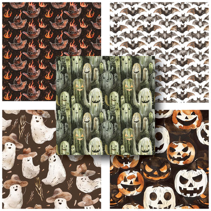 Western Spook - 12X12 Halloween Scrapbook Paper Pack - 25-8279