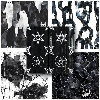 Spooky Mansion - 12X12 Halloween Scrapbook Paper Pack - 25-8282