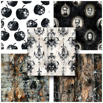 Spooky Mansion - 12X12 Halloween Scrapbook Paper Pack - 25-8282