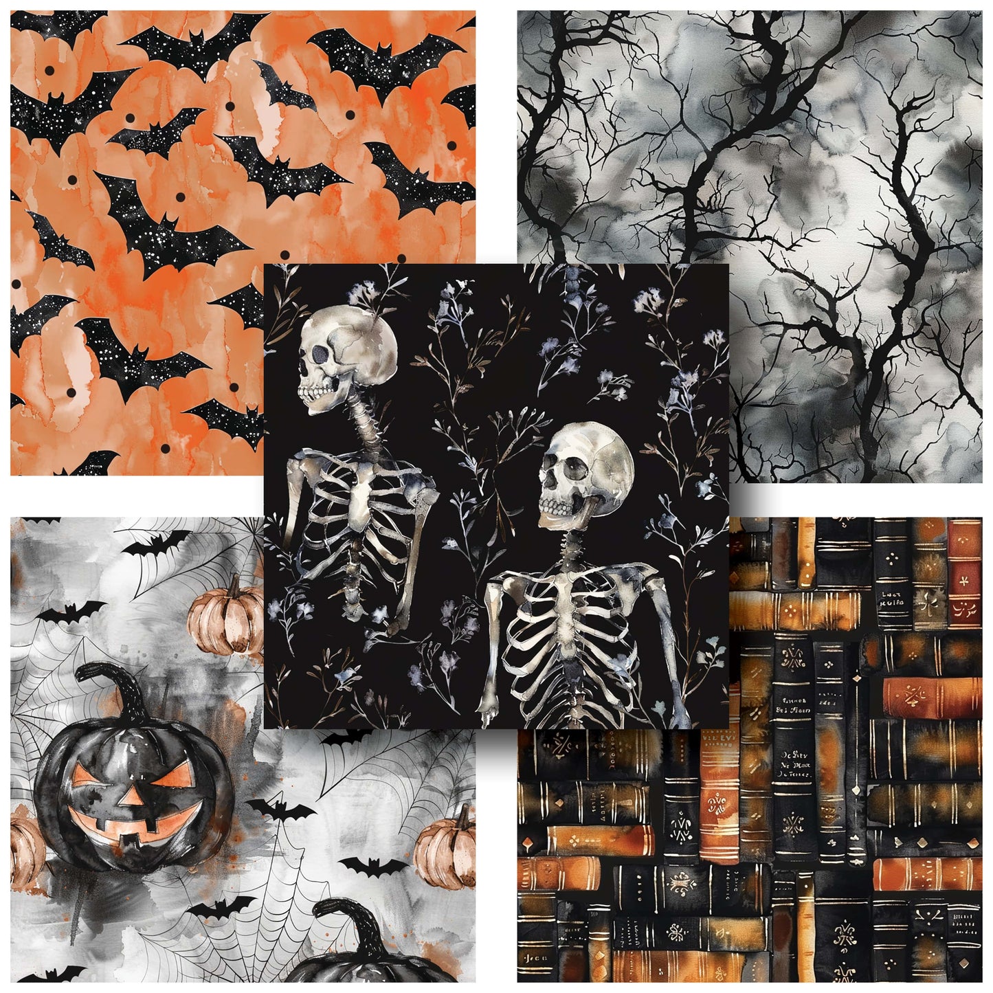 Spooky Academia - 12X12 Halloween Scrapbook Paper Pack - 25-8285