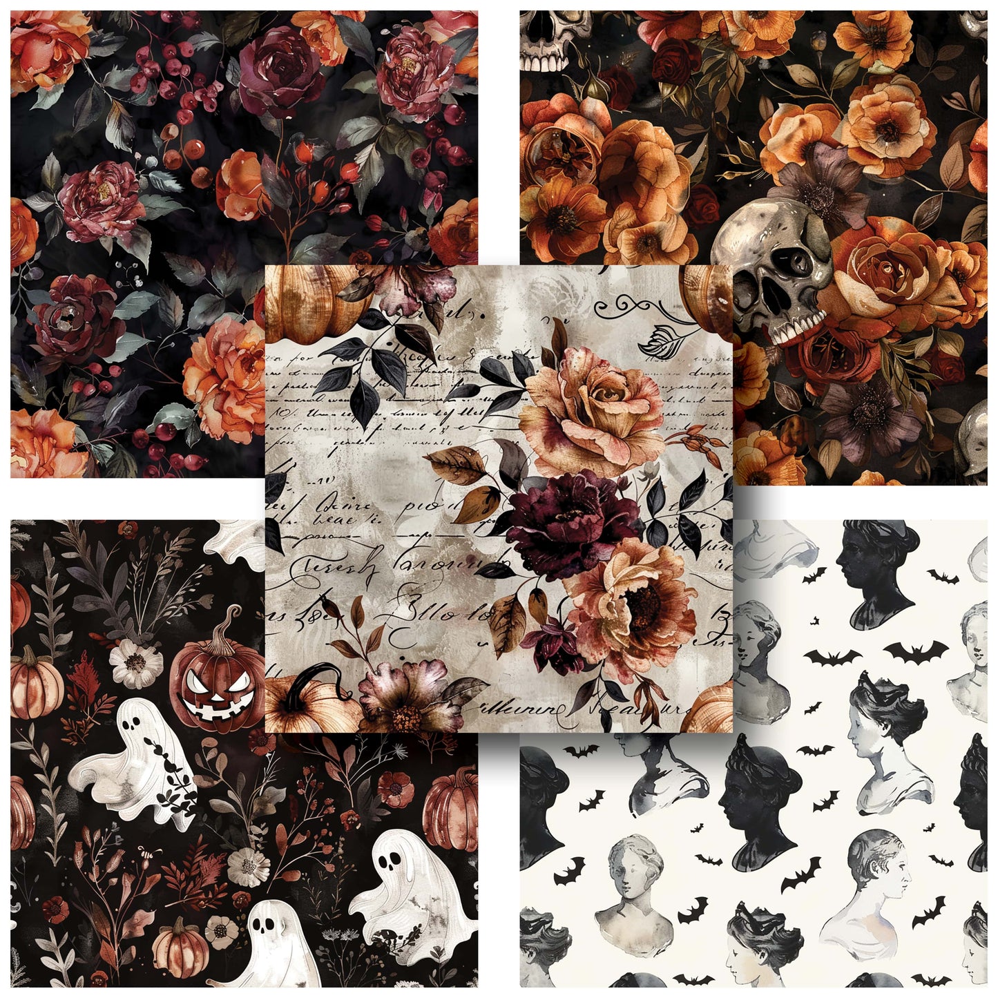 Spooky Academia - 12X12 Halloween Scrapbook Paper Pack - 25-8285