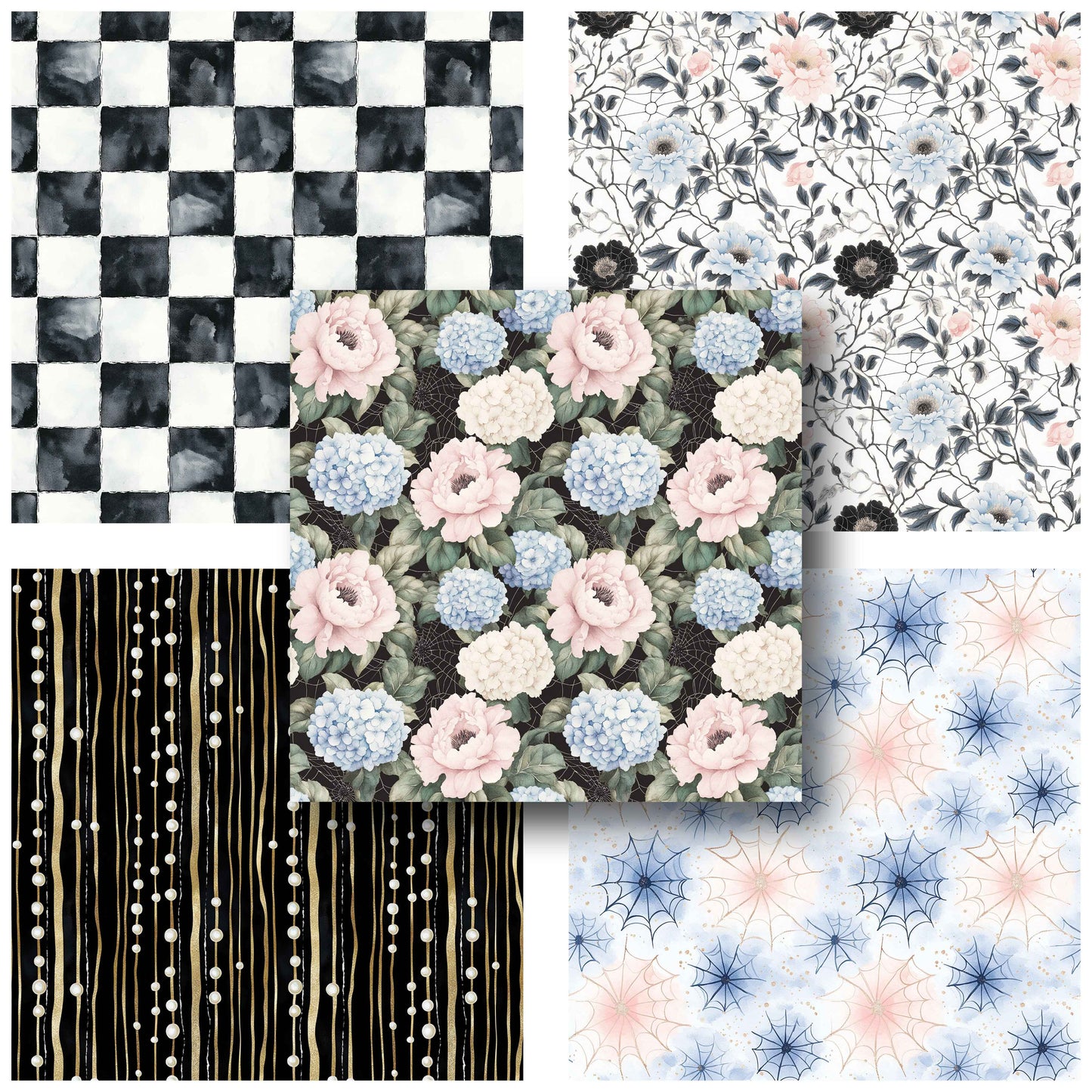 Chic to Death - 12X12 Halloween Scrapbook Paper Pack - 25-8291